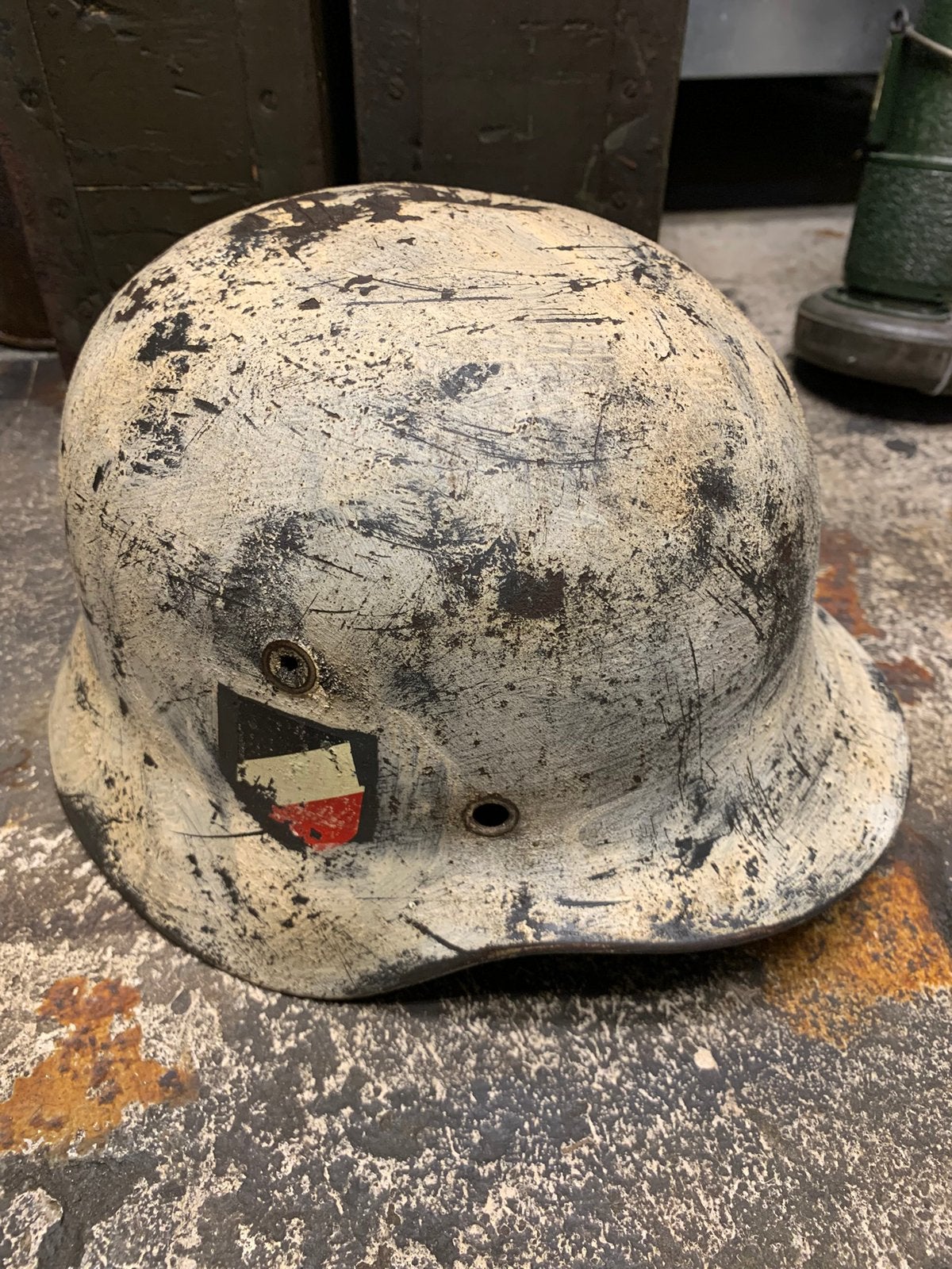 M40 / 55 helm wo2 model wehrmacht, Verzamelen, Verzenden