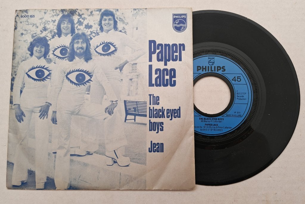 PAPER LACE - The black eyed boys (45t), Ophalen of Verzenden, Zo goed als nieuw, 7 inch, Pop