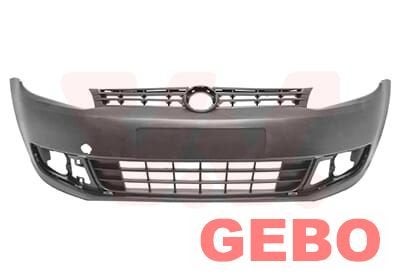 Volkswagen caddy 2010/2015 voorbumper zwart bestelwagen 2K5, -, -, Nieuw, Ophalen of Verzenden