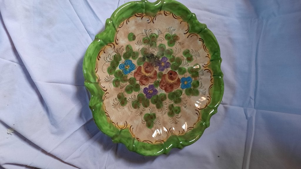 Vintage Italiaans keramieken bord – Perugina Italy – 30 cm, Ophalen
