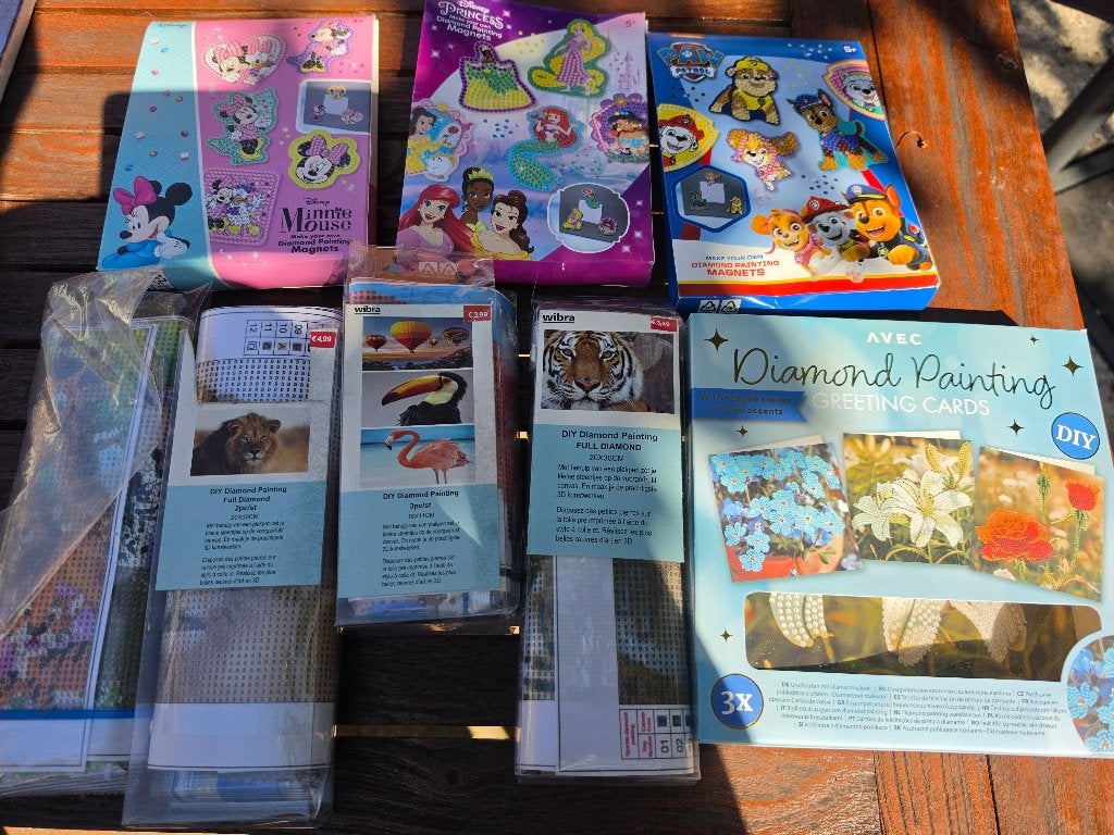 lot diamand paint materiaal, Ophalen, Nieuw, Diamond painting