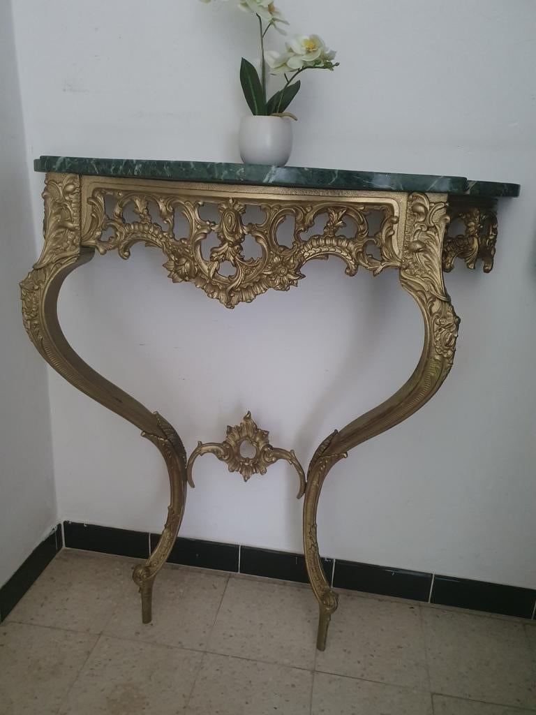 Barokstijl console compleet met spiegel, Antiek en Kunst, Ophalen
