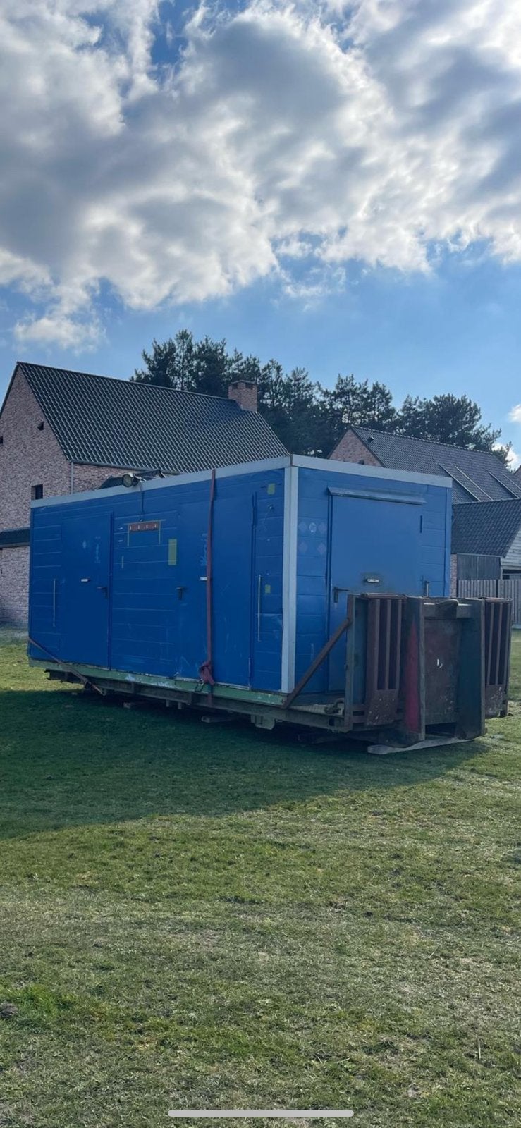 Werfcontainer, Ophalen