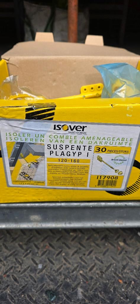 Isover Suspente PlaGyp I 120-160, Ophalen, Nieuw, Overige materialen