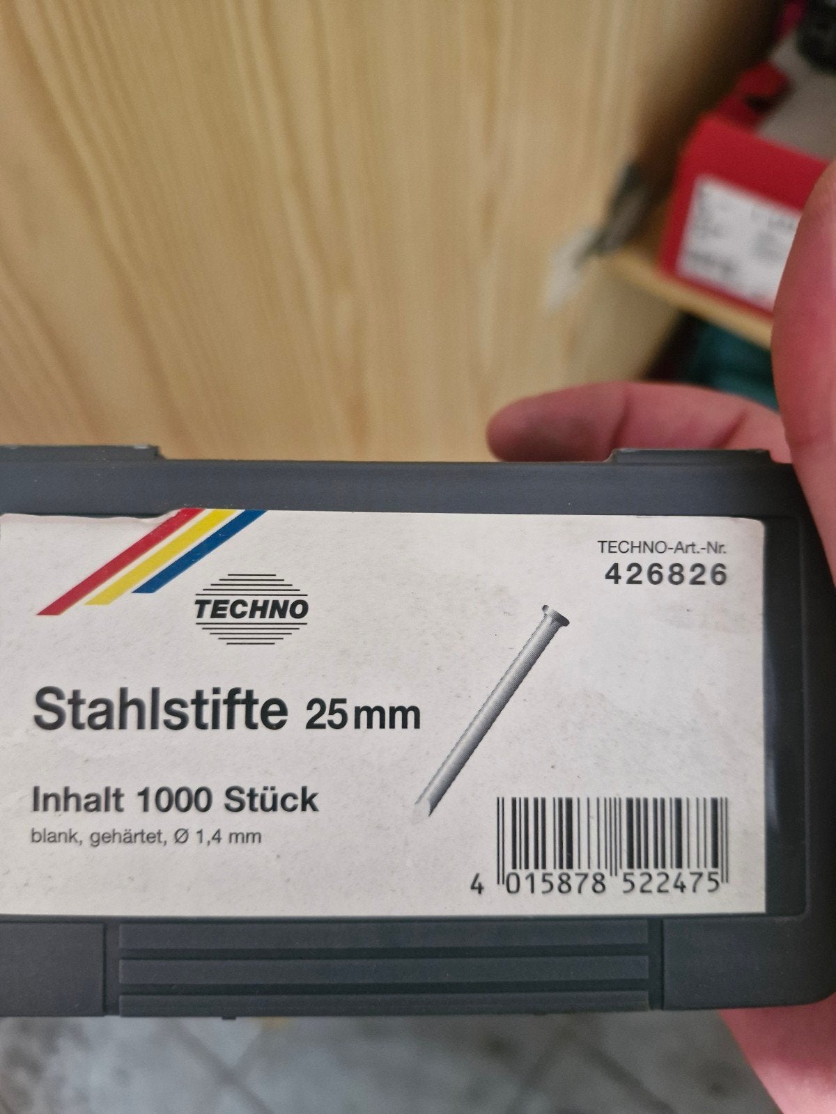 Boite de pointes acier techno, Ophalen