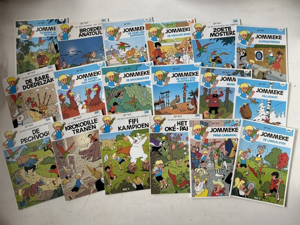 Jommeke strips, Meerdere stripboeken, Ophalen of Verzenden, Gelezen