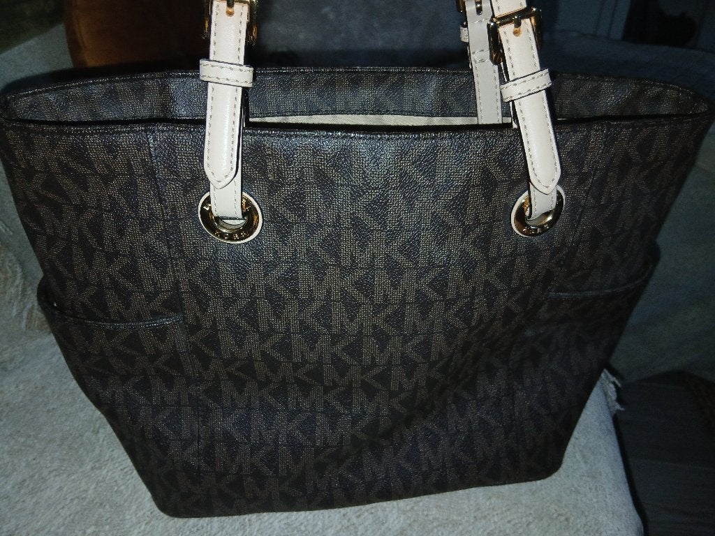 MK handtas, Handtassen en Accessoires, Tassen | Damestassen, Ophalen, Zo goed als nieuw, Bruin, Handtas
