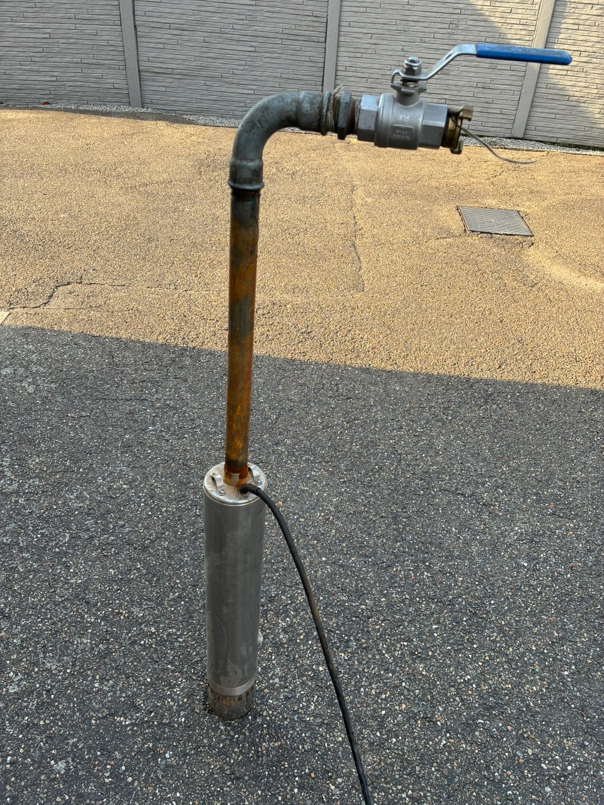 Waterpomp, aanzuigkracht 60m diepte, merk: Güde, Tuin en Terras, Waterpompen, Ophalen, Zo goed als nieuw, Elektrisch
