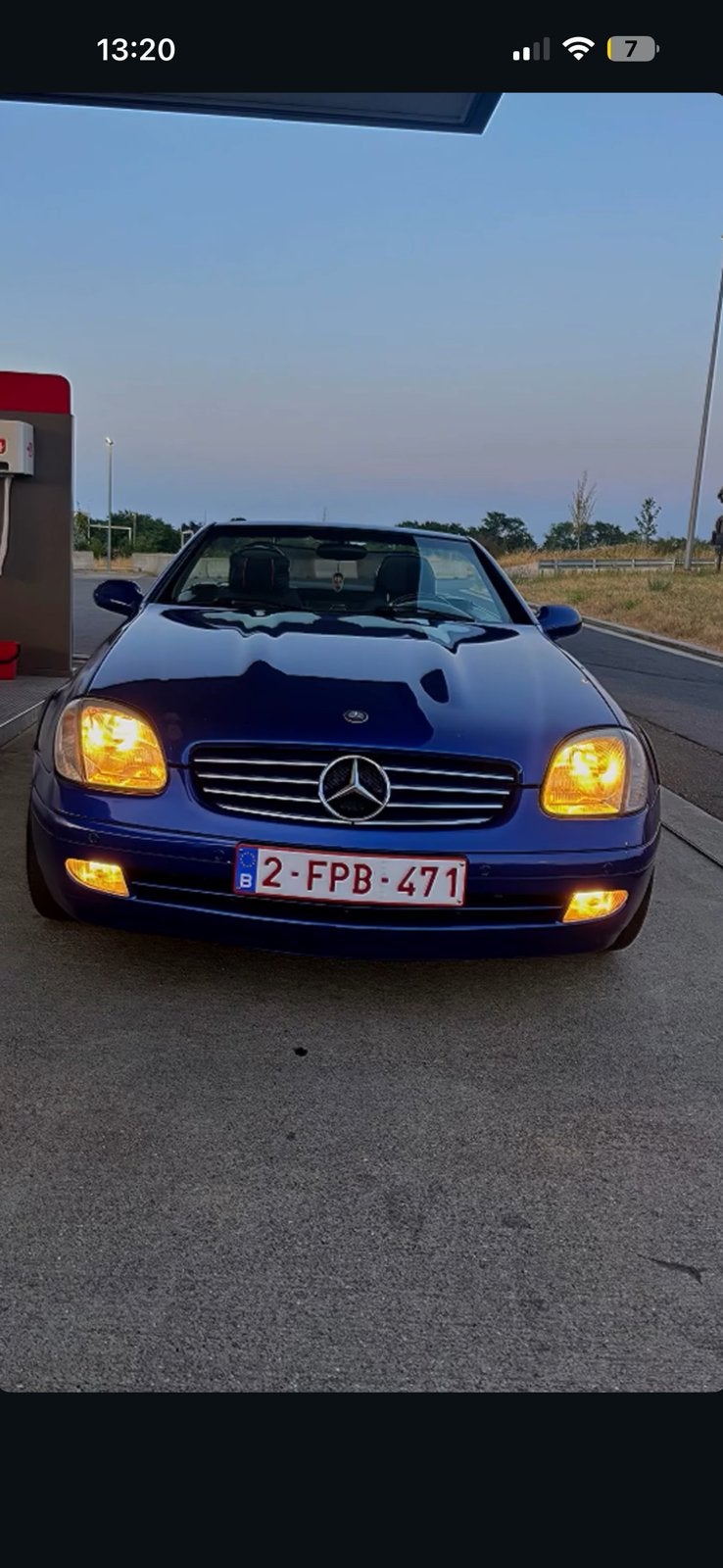 Prachtige Mercedes SLK Cabrio Wagen Zonder Onkosten, Auto's, Mercedes-Benz, Achterwielaandrijving, Zwart, Cabriolet, Blauw
