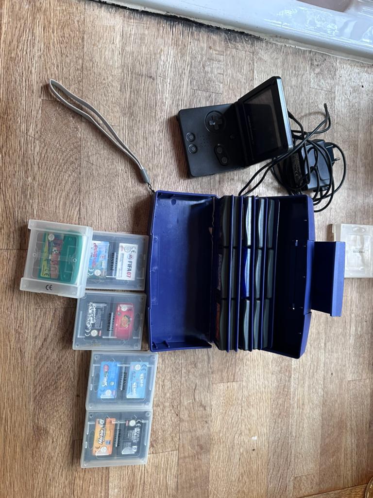 Nintendo advanced console SP, Ophalen, Gebruikt, Game Boy Advance SP, Met beschermhoes of tas