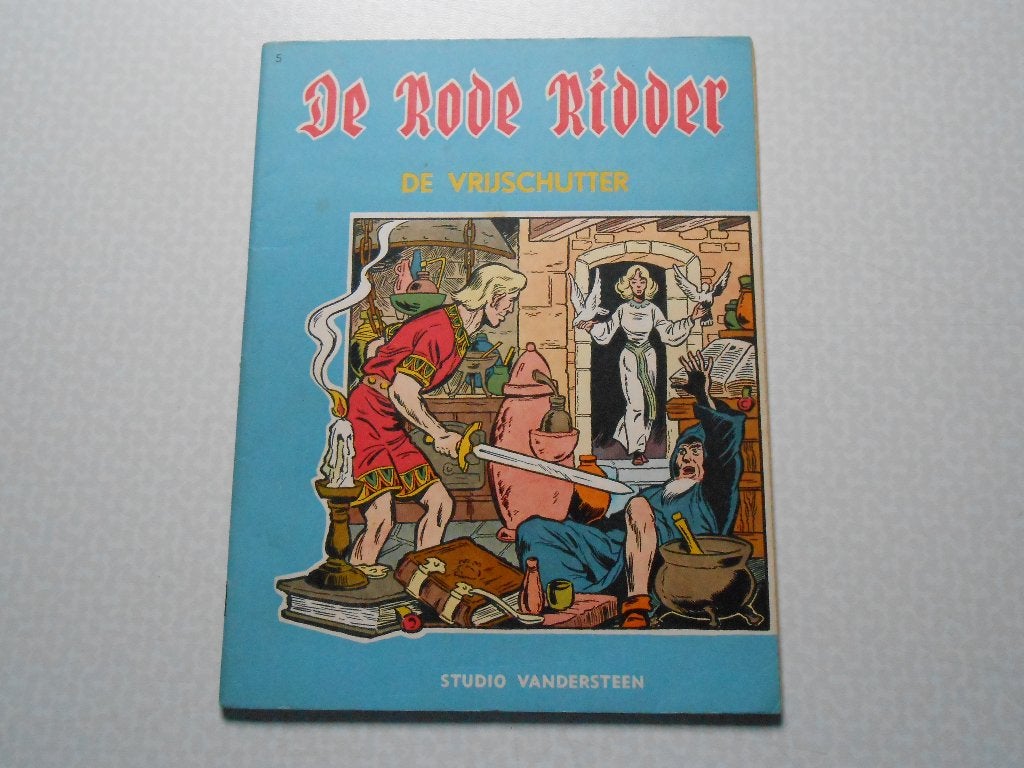 Rode ridder 5 De vrijschutter 1960 1 ste druk., Willy vandersteen, Eén stripboek, Ophalen of Verzenden, Zo goed als nieuw
