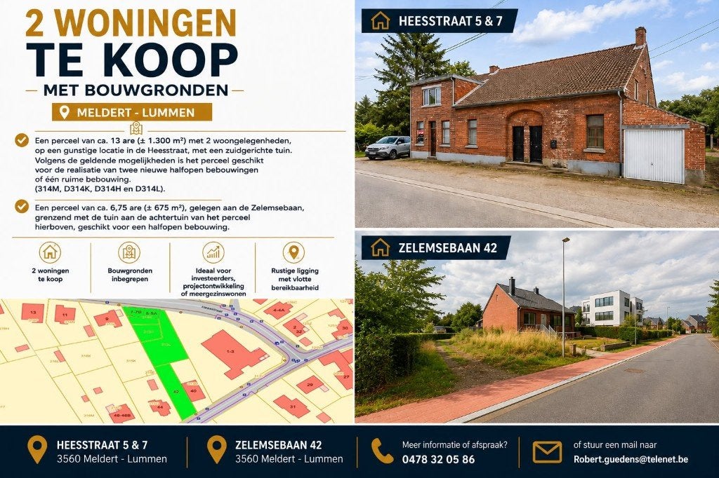 Unieke vastgoedkans in Meldert (Lummen)