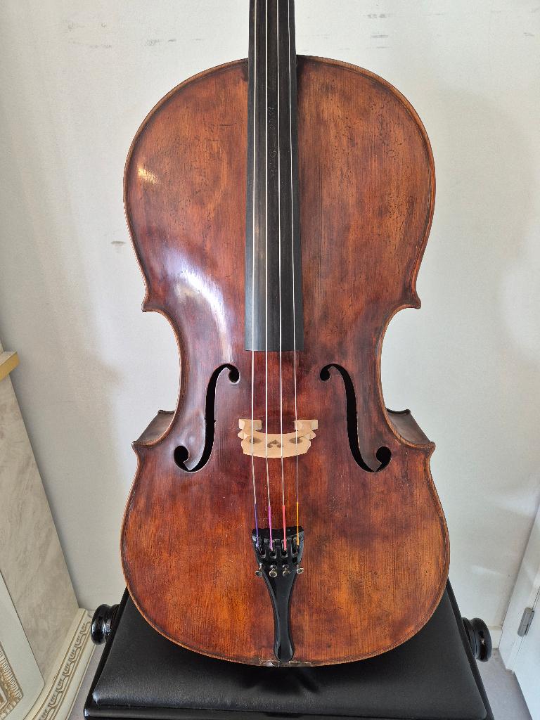 Oude 4/4 Cello - W. A. Pfretzschner Markneukirchen i.s. 1928, Muziek en Instrumenten, Strijkinstrumenten | Cello's, Ophalen, Gebruikt