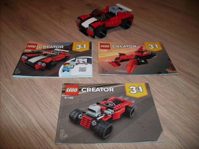 lego creator 31100 auto, Lego, Ophalen of Verzenden, Zo goed als nieuw, Compleet