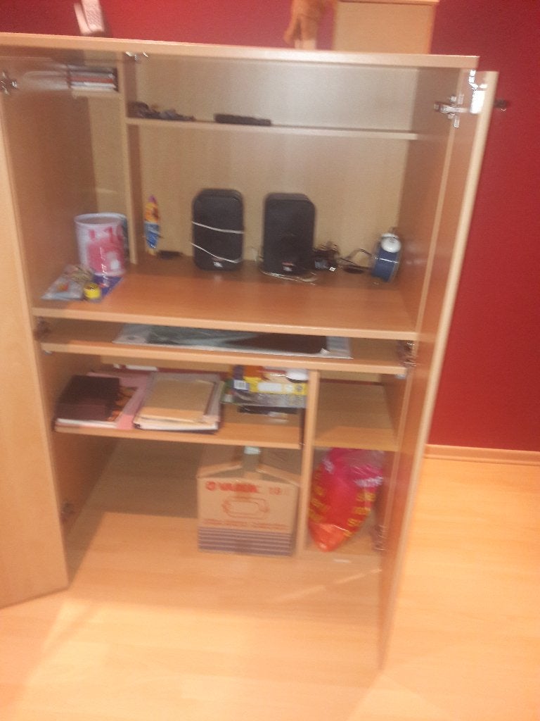 mobilier de bureau, Autres marques, Enlèvement, Utilisé, Bureau-armoire combiné