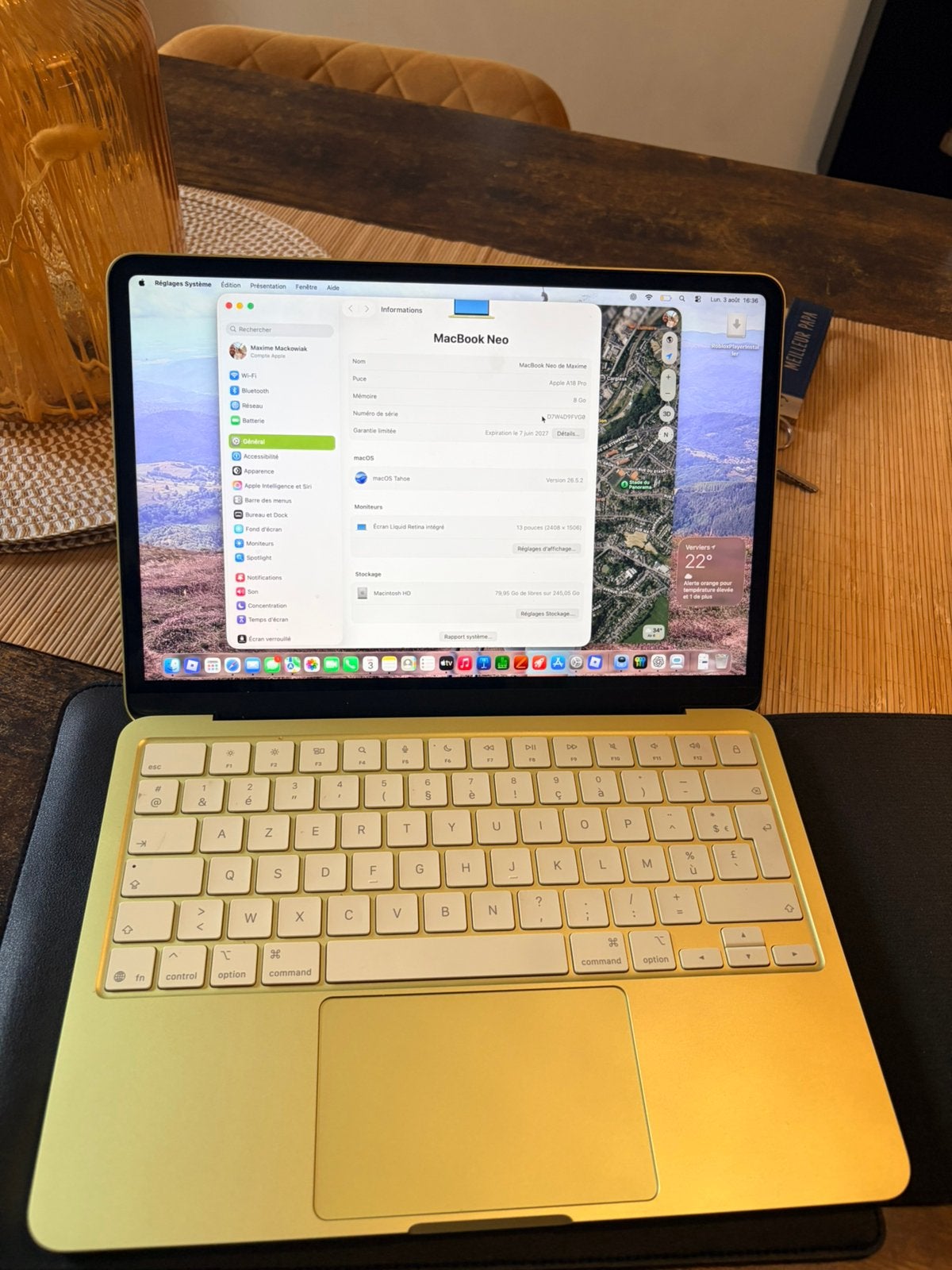 Macbooks neo, Informatique & Logiciels, Enlèvement ou Envoi, Comme neuf