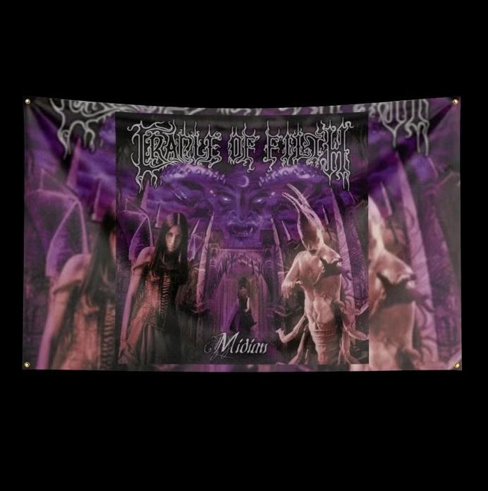 Grote vlaggen Cradle of Filth (150x90cm), Ophalen of Verzenden, Nieuw
