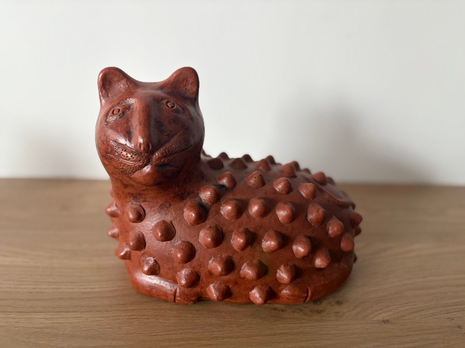 MammaRo terracotta kat, Ophalen