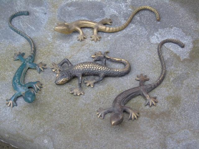 lot de statues murale animalière (4) bronze , super prix !!!, Enlèvement ou Envoi, Neuf, Autres matériaux, Animal