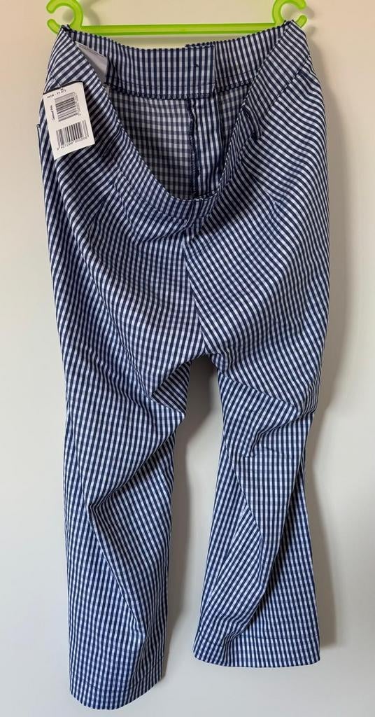 Lange vichy blauw geruit broek maat 40 nieuw, Kleding | Dames, Ophalen, Maat 38/40 (M), Blauw