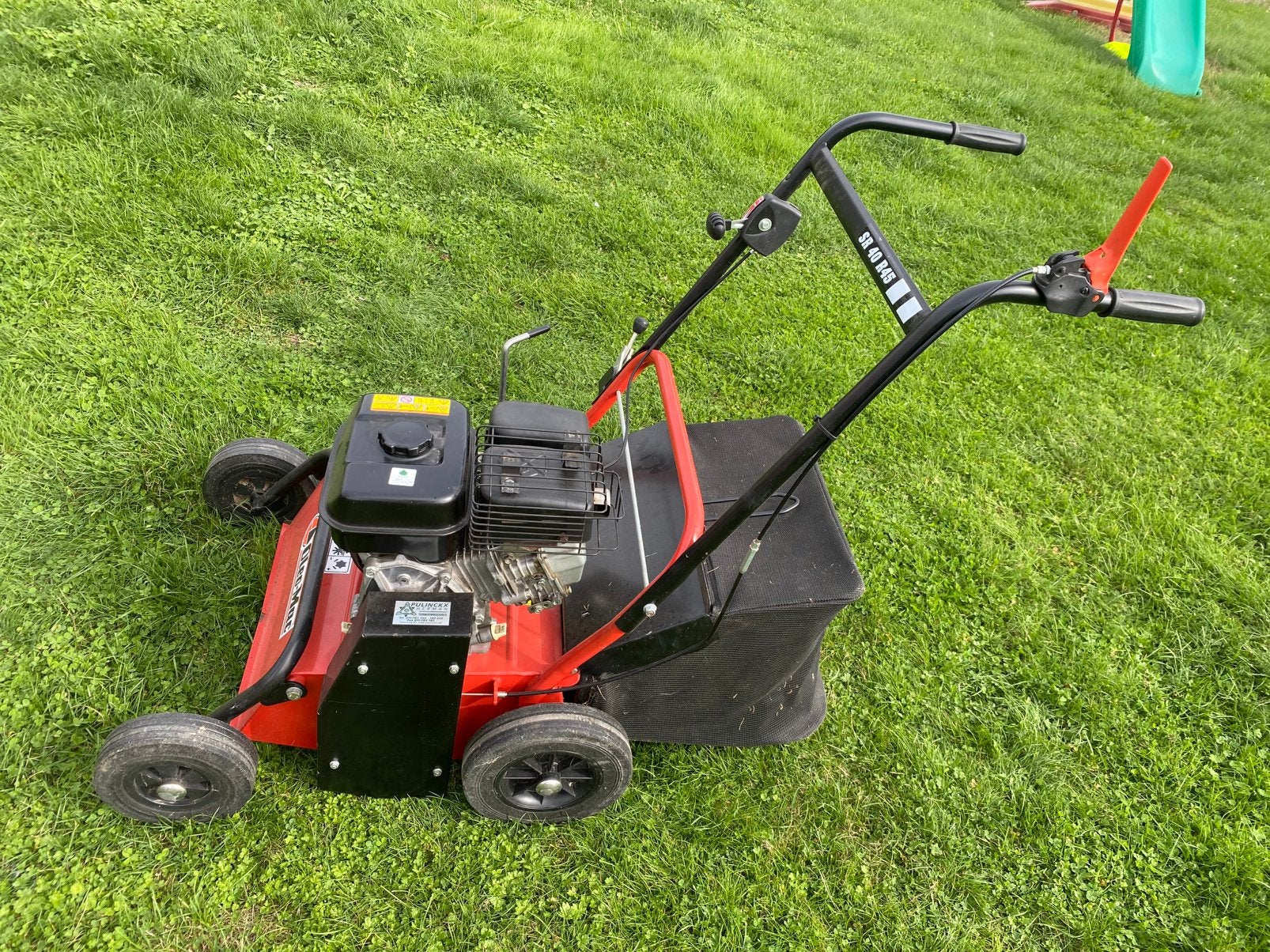Oleo-mac verticuteer machine sr40s 50, Ophalen, Zo goed als nieuw