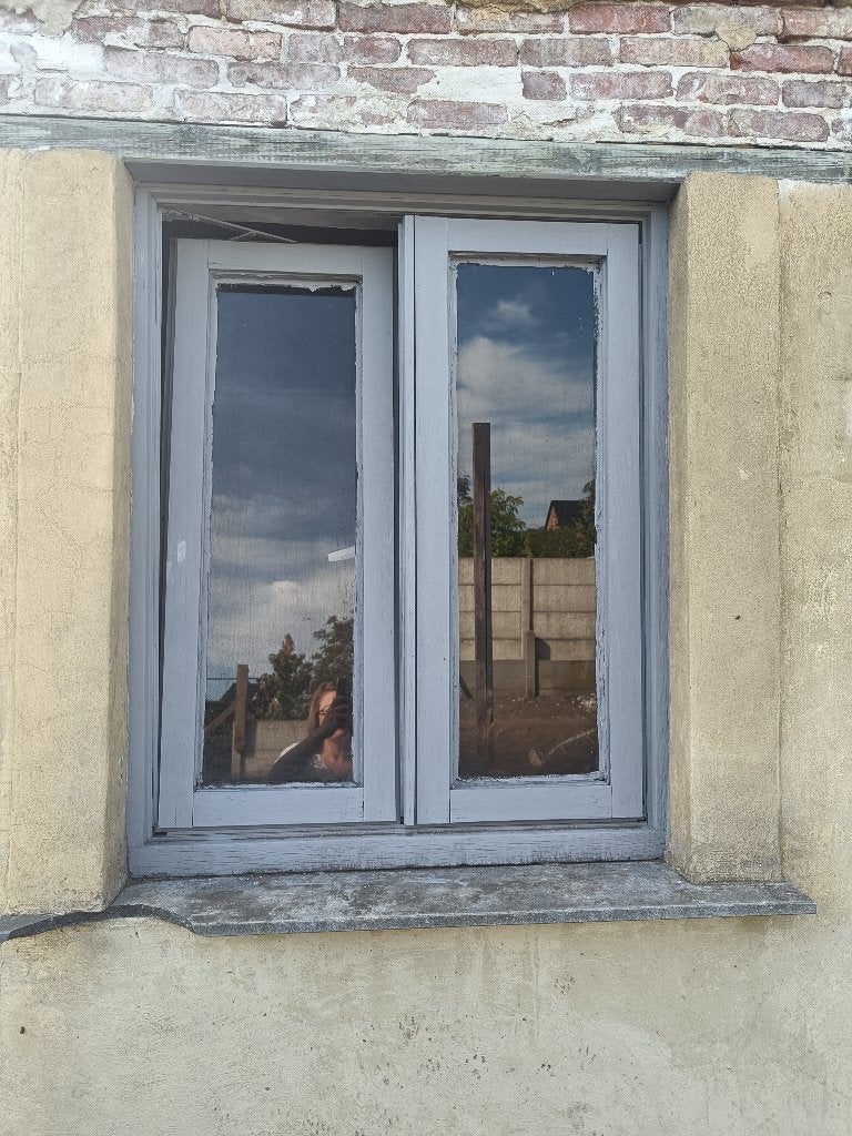 Raamkozijn, Gebruikt, Raamkozijn, Inclusief glas, 75 tot 150 cm