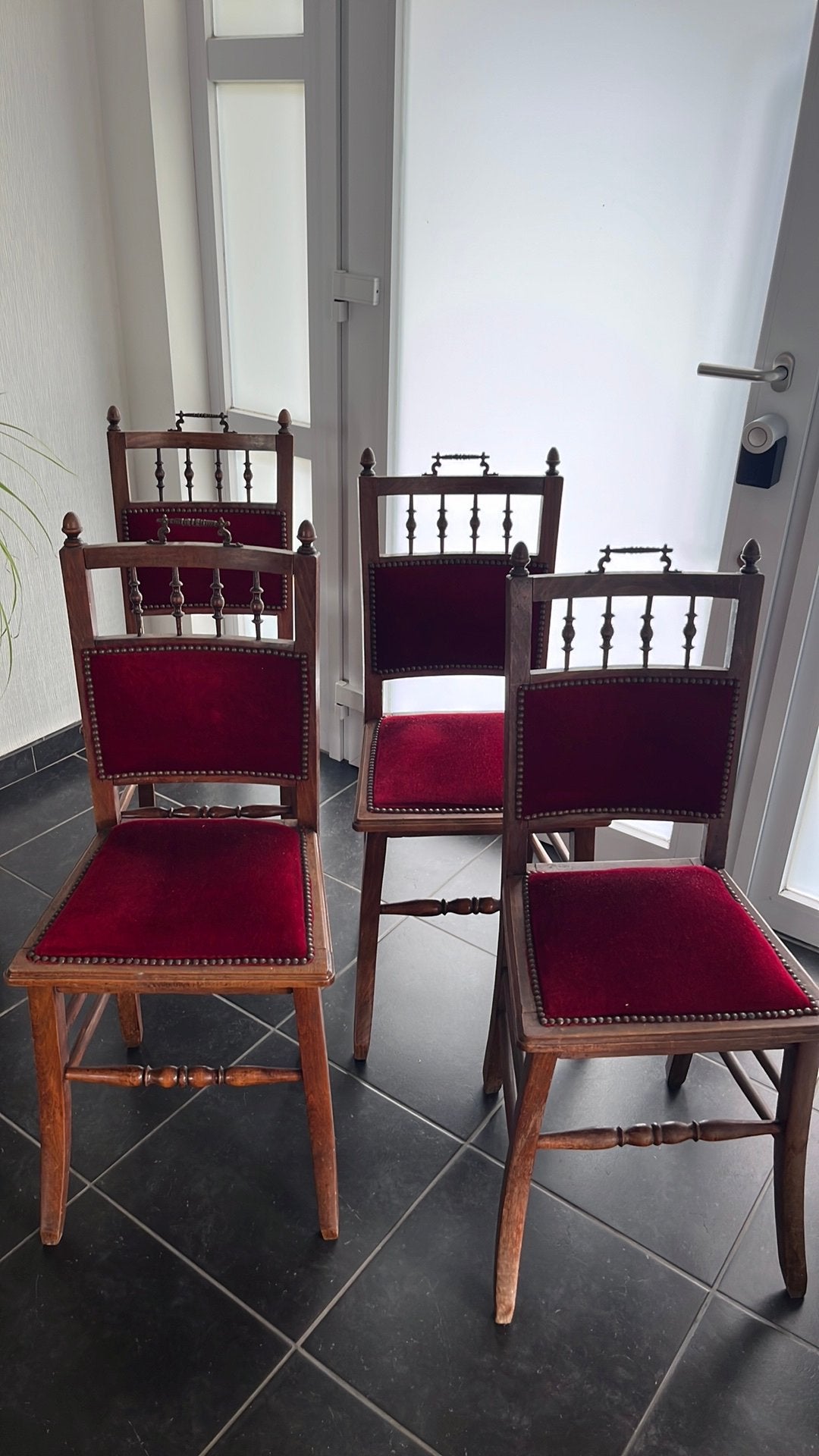 4 stoelen., Antiek en Kunst, Ophalen