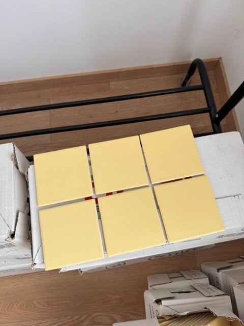 Tegel (tjes) 10x10cm keramische, Doe-het-zelf en Bouw, Ophalen, Nieuw, Minder dan 20 cm, Minder dan 20 cm