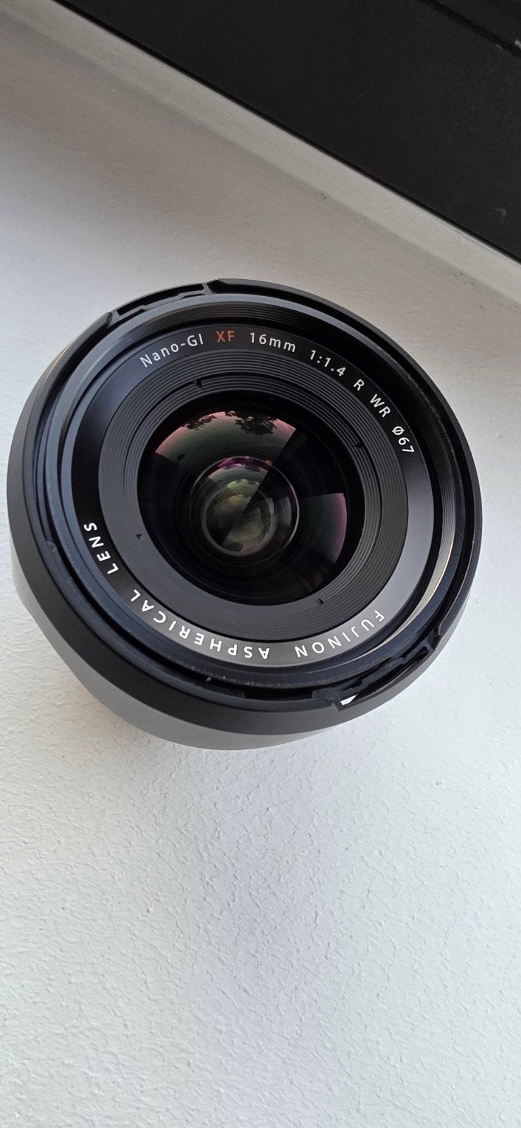 Fujifilm XF 16mm f/1.4 R WR, Audio, Tv en Foto, Ophalen of Verzenden, Gebruikt, Groothoeklens