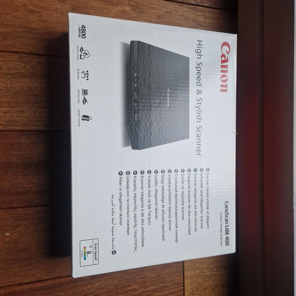 Canon scanner Lide 400, Enlèvement