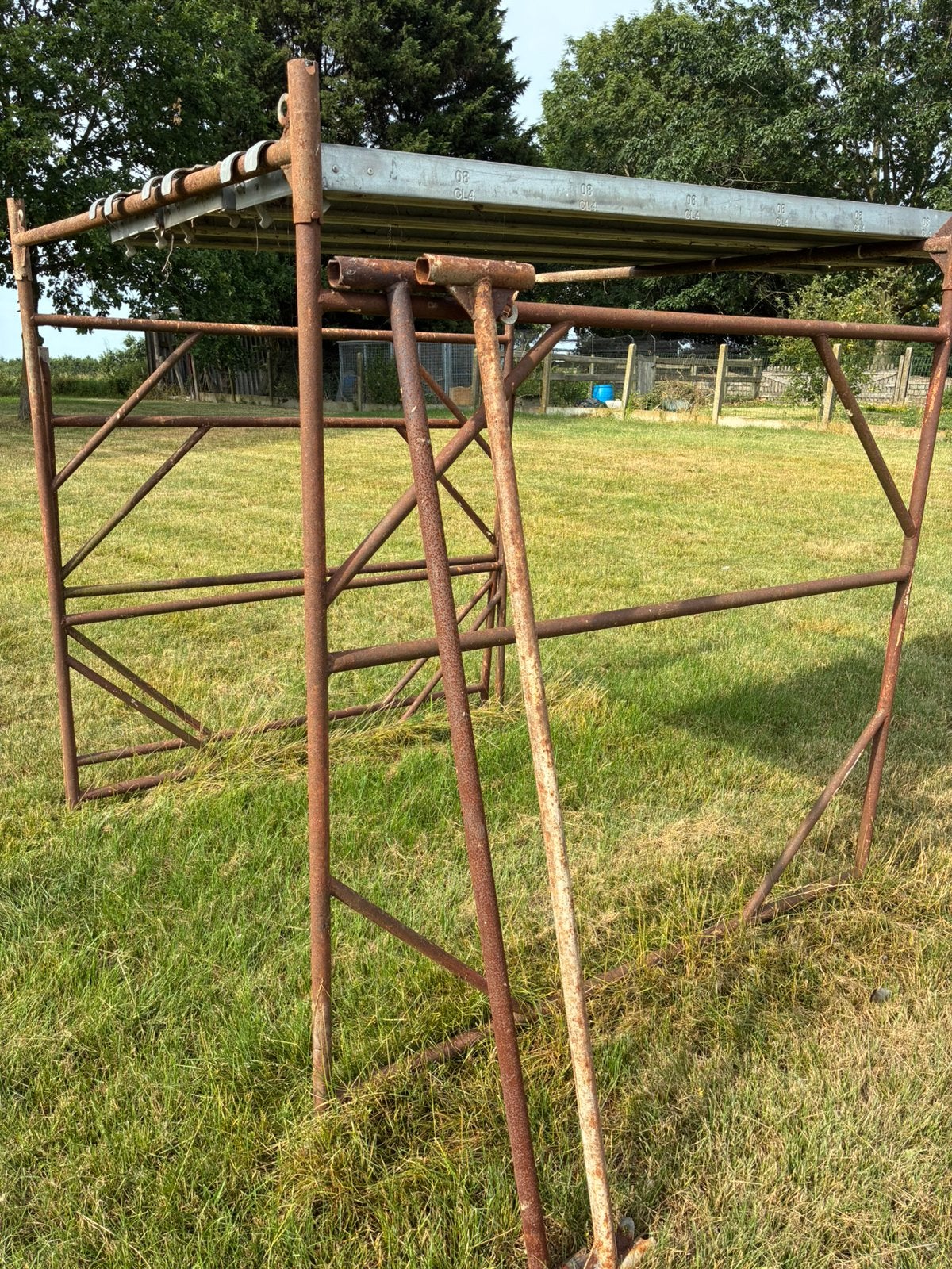 Stelling, Doe-het-zelf en Bouw, Ophalen, Gebruikt, Gevelsteiger, 2 tot 5 meter