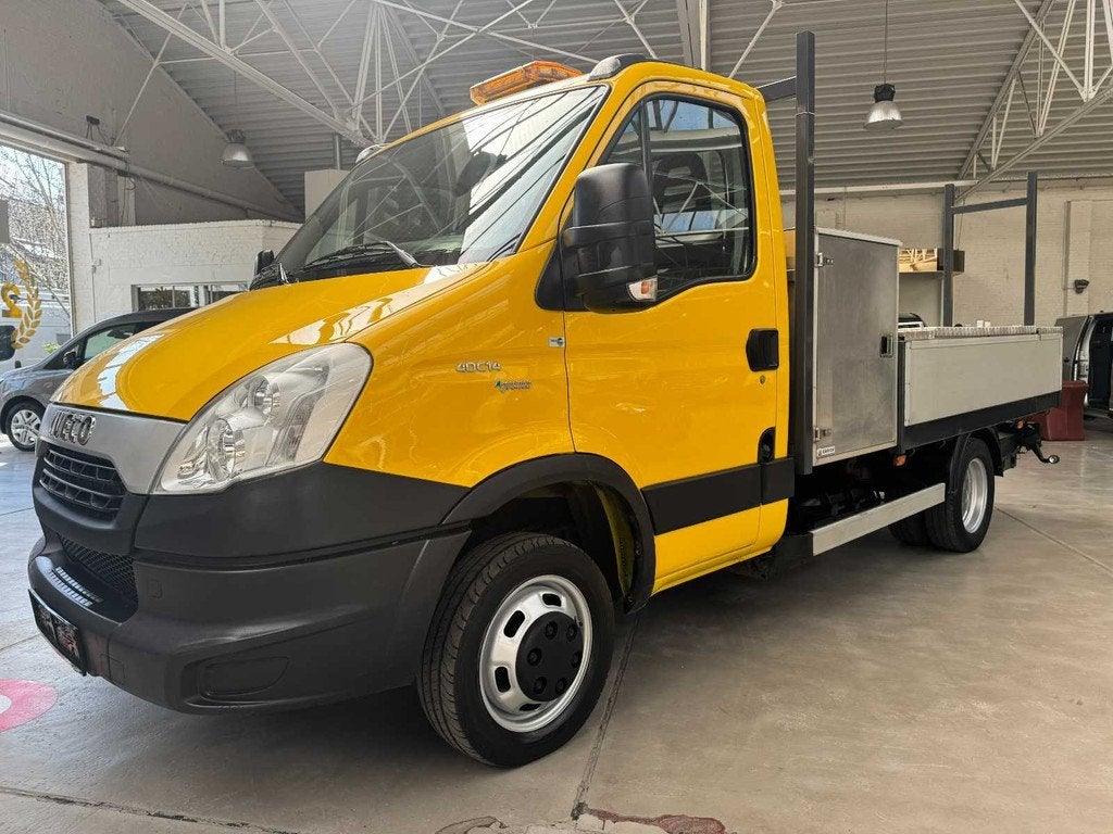 Iveco 40C14G 2013 Camion GNC avec grue 111,560 km, Achat, Entreprise, Iveco, Autres carburants