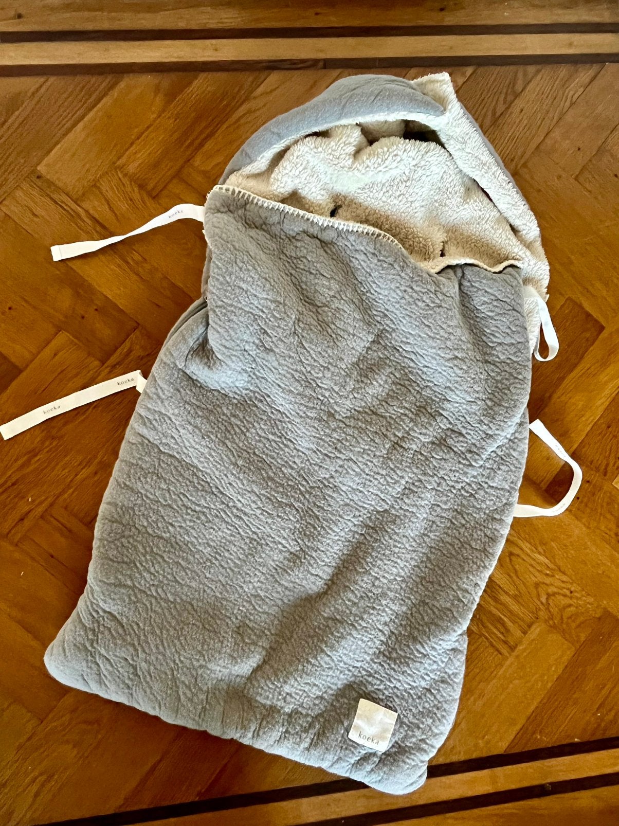 Voetenzak koeka, Kinderen en Baby's, Ophalen of Verzenden, Gebruikt, Voetenzak, Koeka