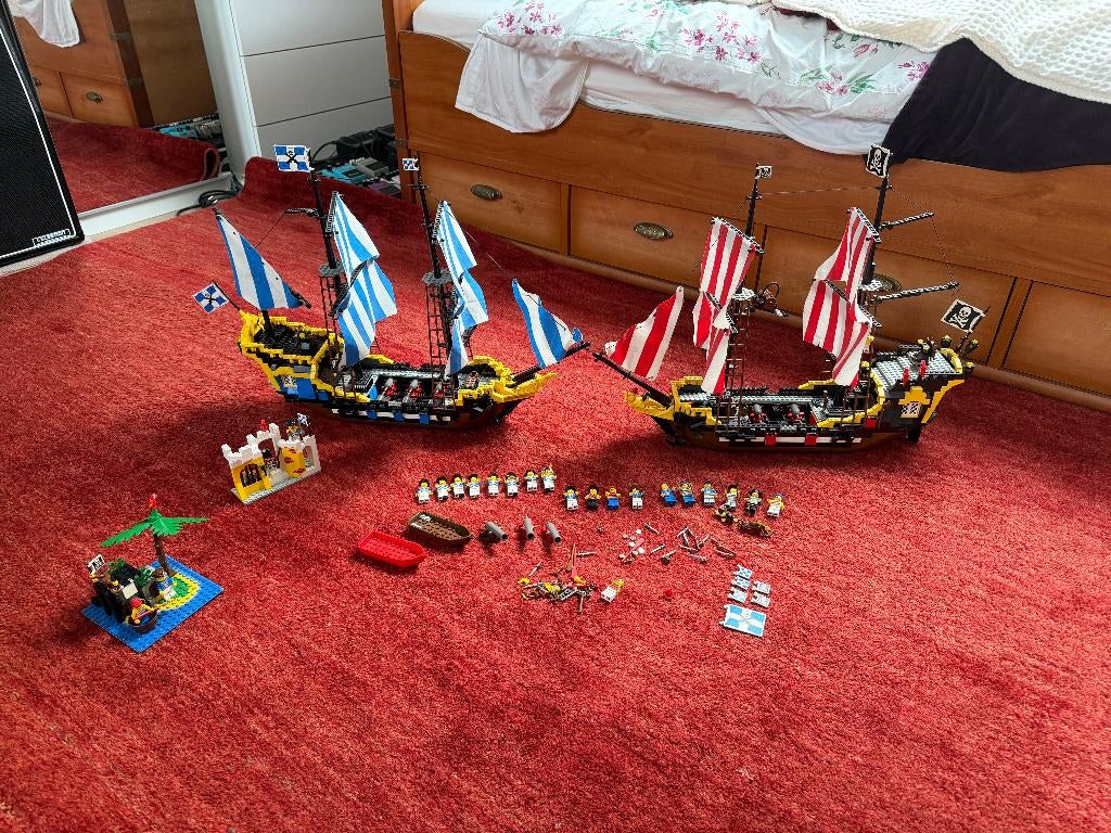 Lego Pirates 6285 6274 (MOC) 6260 6259 en extra, Ophalen, Lego, Pirates, Zo goed als nieuw