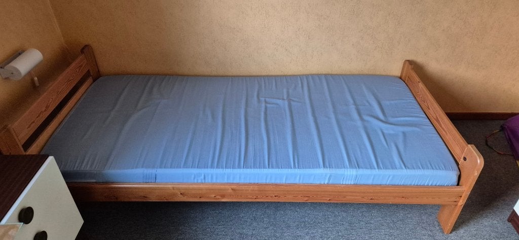 1-persoonsbed gratis, Enlèvement, Comme neuf, Matelas