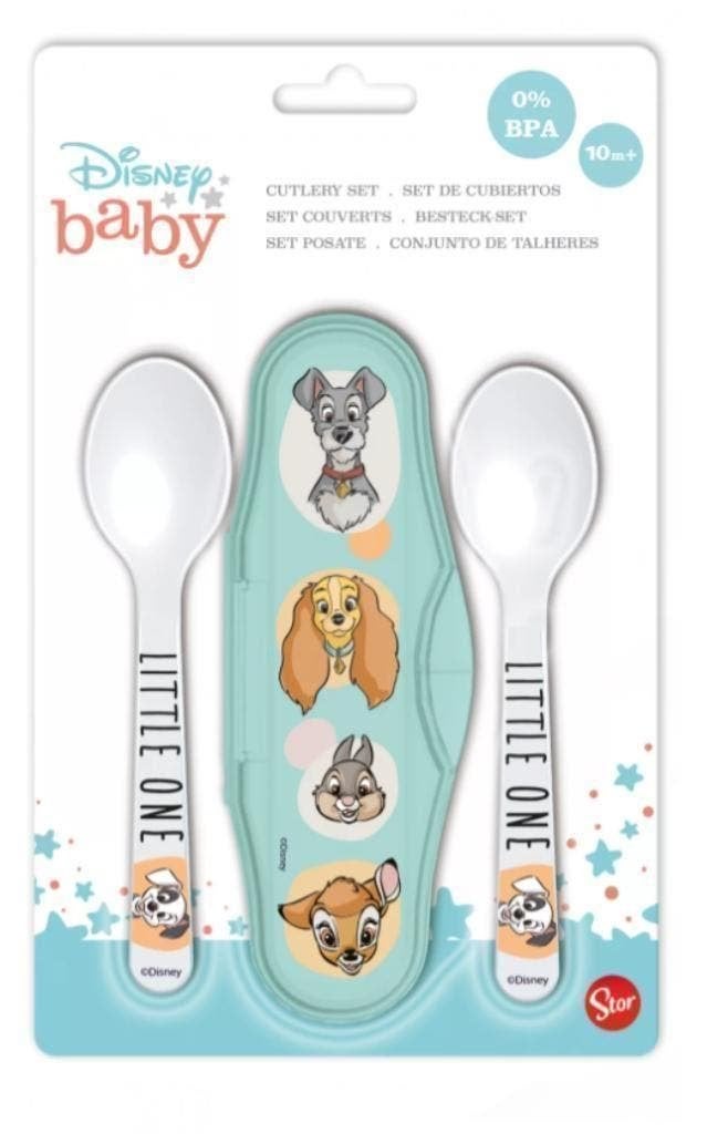 Disney Classic Baby Bestek in Opbergdoosje / Reisbestekje, Ophalen of Verzenden, Nieuw, BPA-vrij, Overige typen