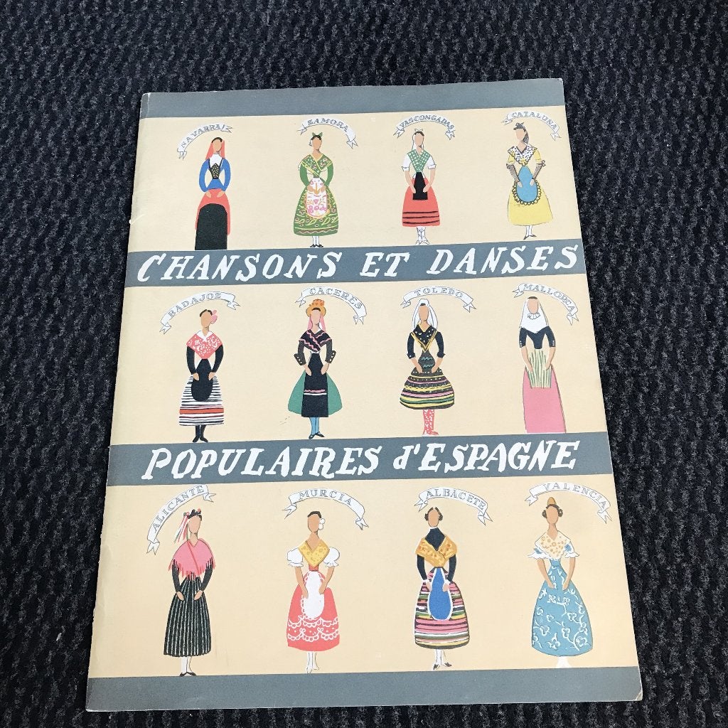 Chansons et danses populaires d'Espagne, Livres, Enlèvement