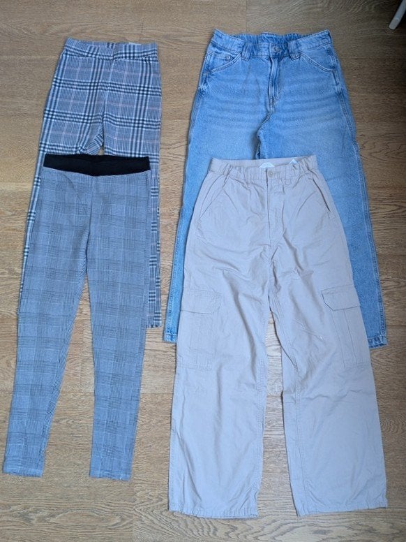 H&M - pantalons fille - taille 152 (12 ans), Enlèvement, Utilisé, Fille
