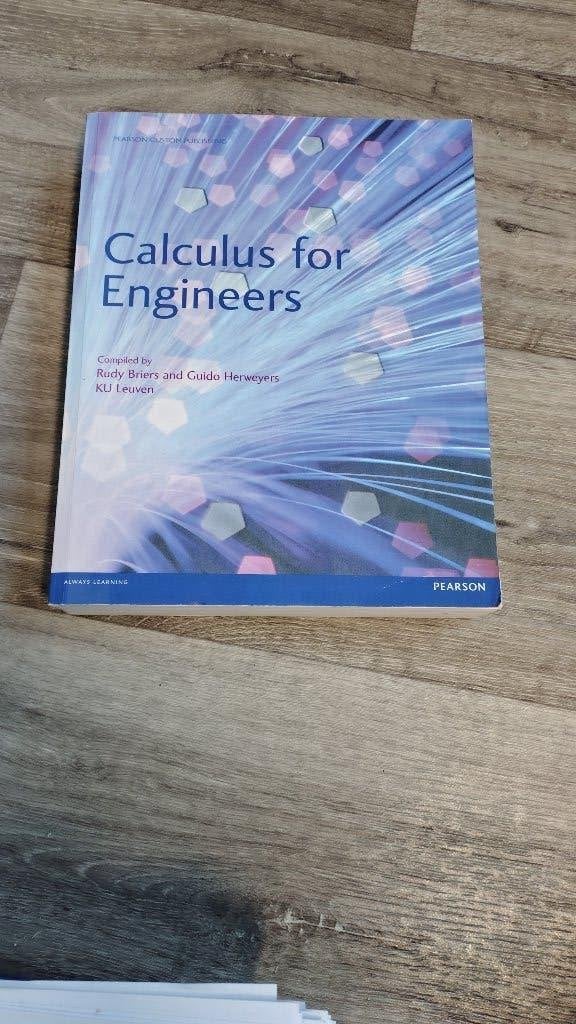 Calculus for engineers  9781782738862, Livres, Enlèvement, Utilisé, Enseignement supérieur, Pearson