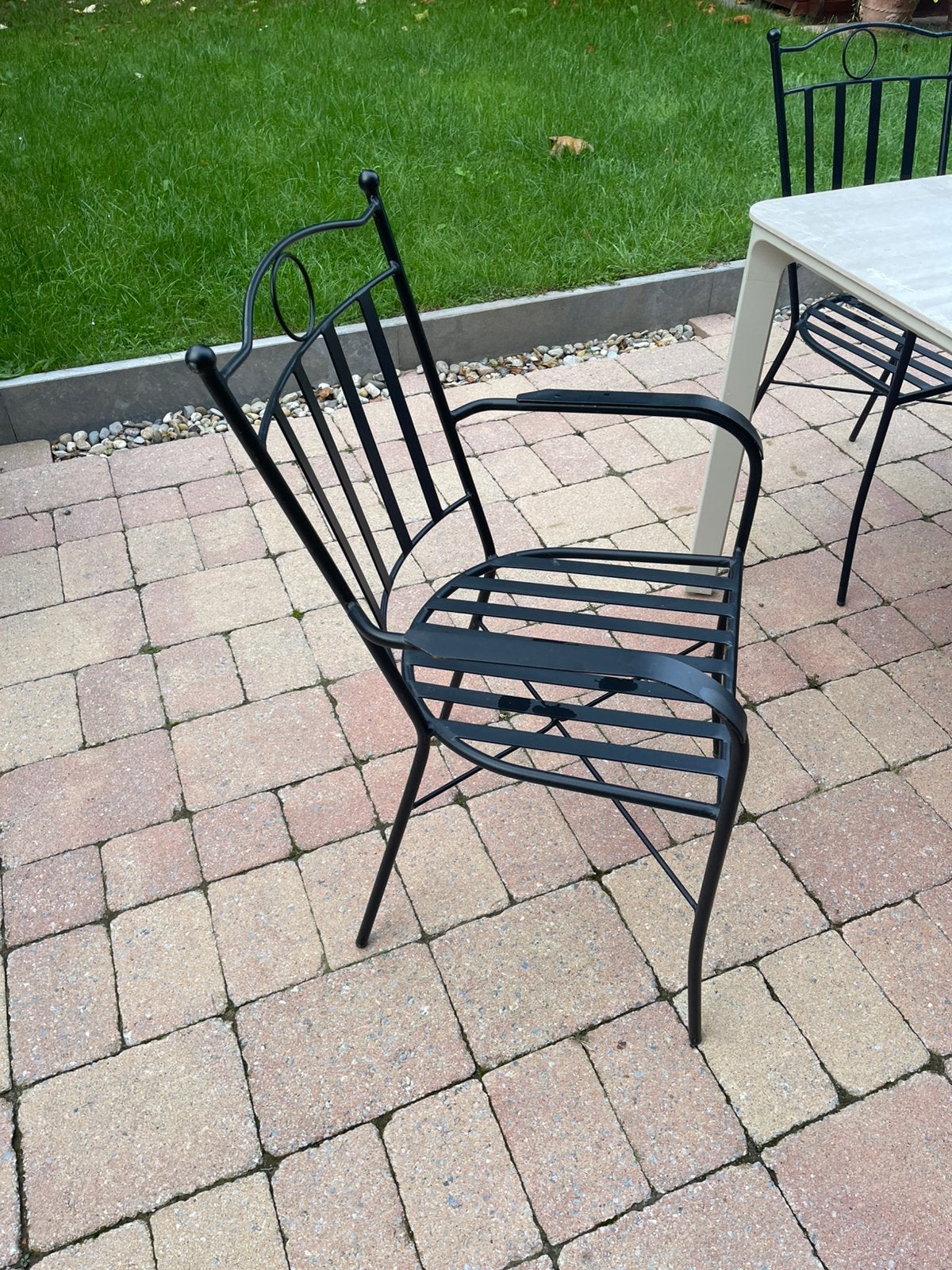 Chaise de jardin fer forgé, Enlèvement, Comme neuf