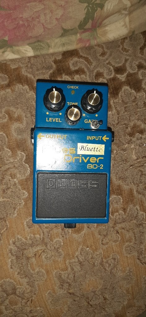 Boss BD-2 "Mods" Msm workshop, Musique & Instruments, Enlèvement ou Envoi, Utilisé, Distortion, Overdrive ou Fuzz