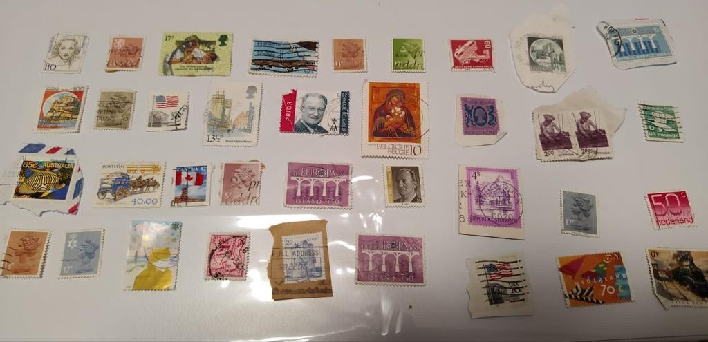 Oude postzegels voor te verzamelen, Ophalen, Overige soorten, Volle spaarkaart