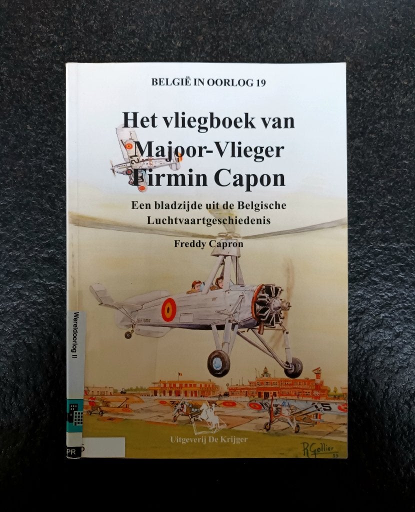 Het vliegboek van Majoor-Vlieger Firmin Capon, Tweede Wereldoorlog, Verzenden, Zo goed als nieuw, Freddy Capron