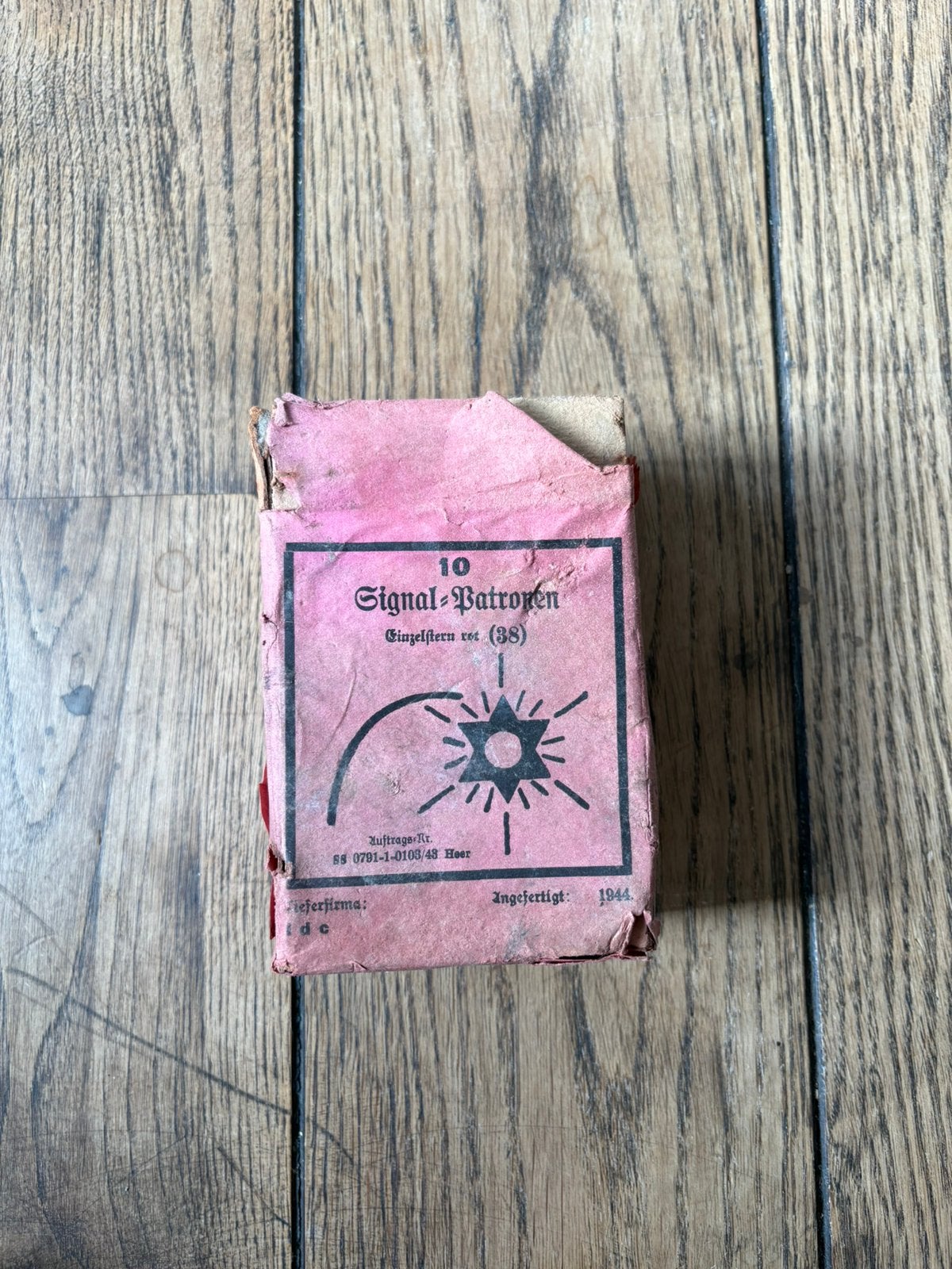 Cartouche de plf allemand avec boite WW2, Collections, Enlèvement ou Envoi
