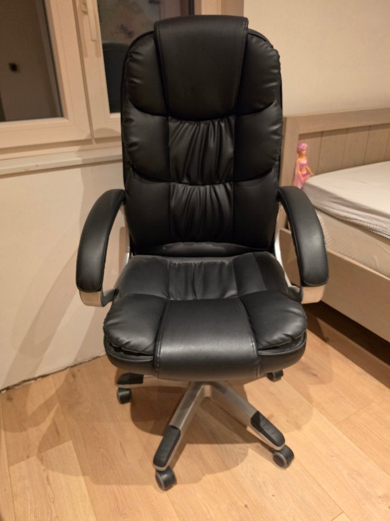 Bureaustoel, Huis en Inrichting, Bureaustoelen, Ophalen, Zwart, Zo goed als nieuw, Bureaustoel