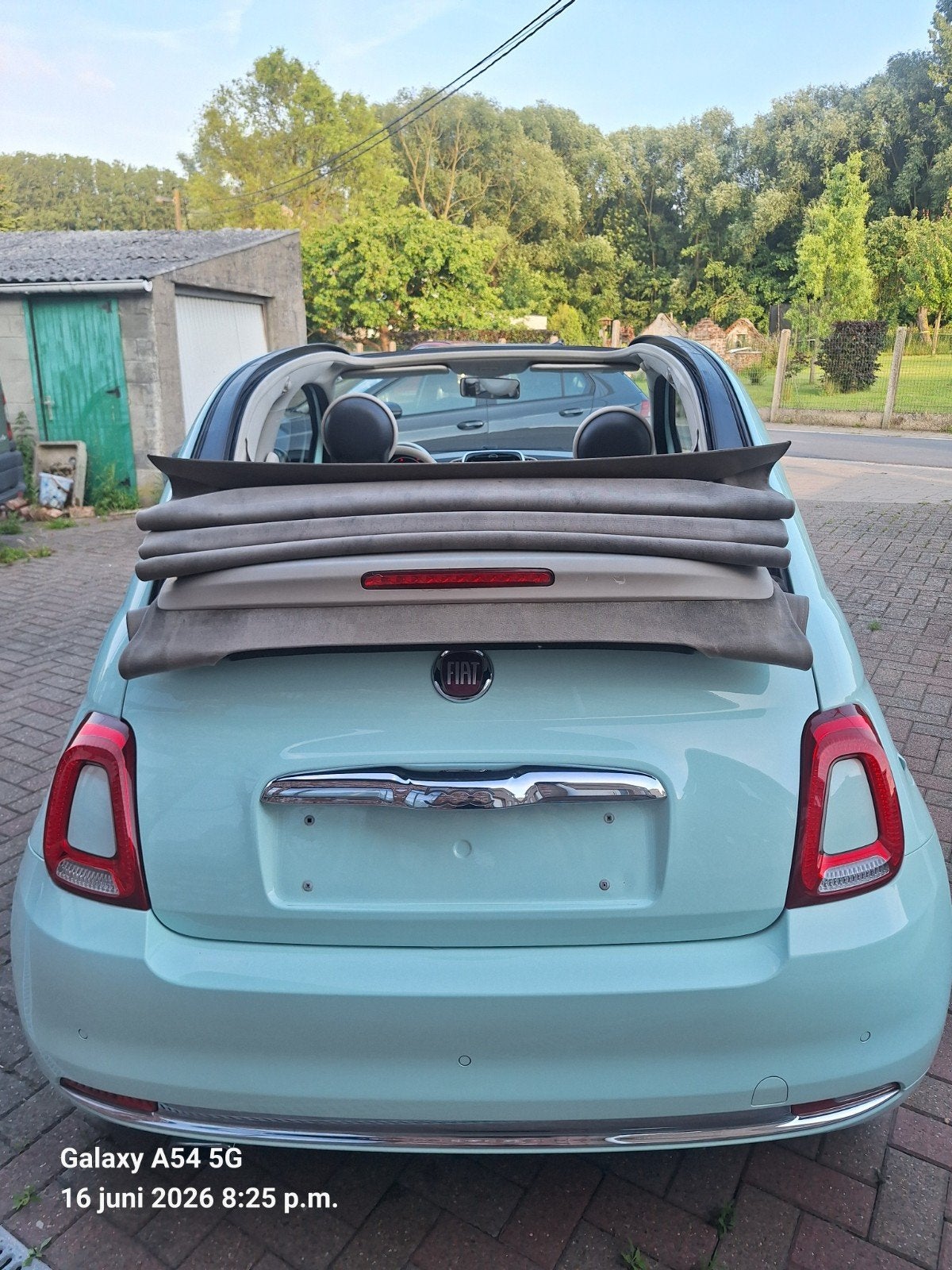 Fiat 500 cabrio 2016., Autos, Fiat, Achat, Cabriolet, Boîte manuelle, 2 portes