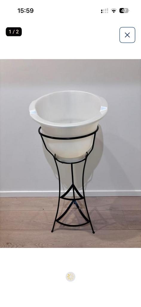 Babybad met Standaard - Tummy Tub, Enlèvement, Utilisé