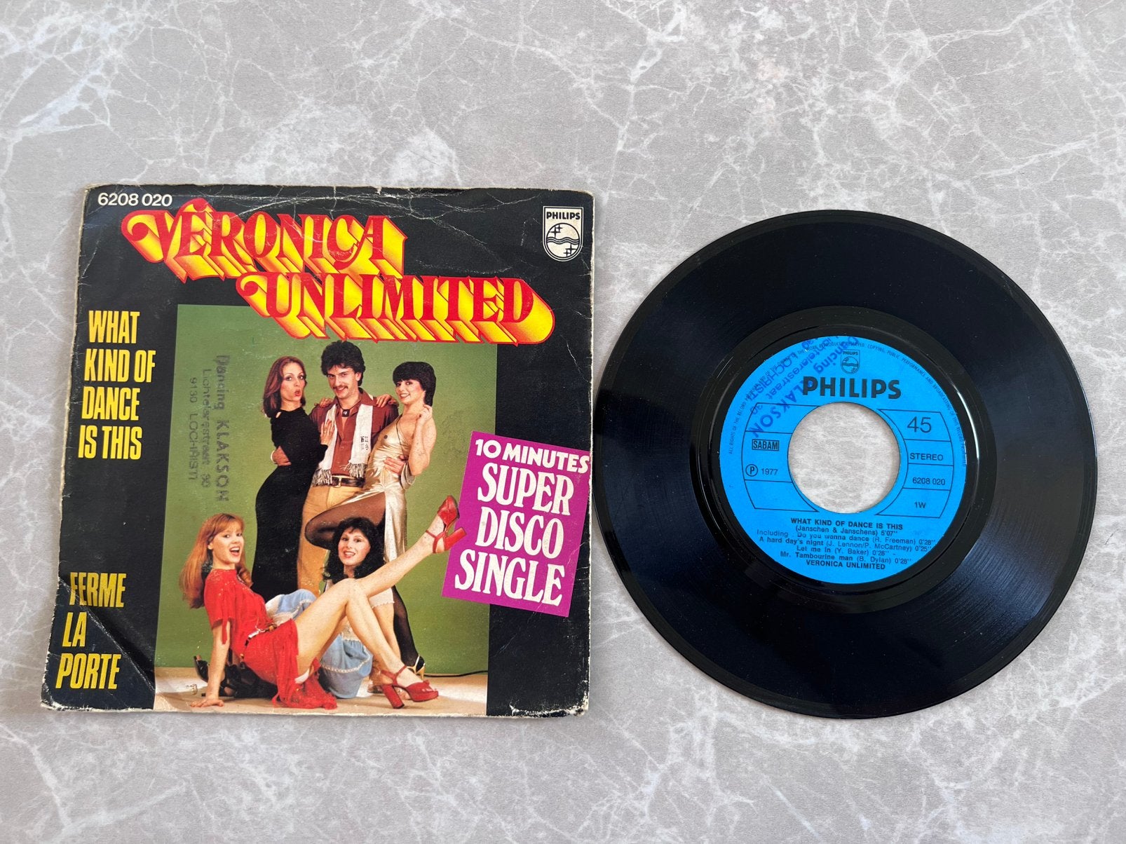 Vinyl 7" Verocina Unlimited, Cd's en Dvd's, Vinyl Singles, Gebruikt, 7 inch, Ophalen of Verzenden
