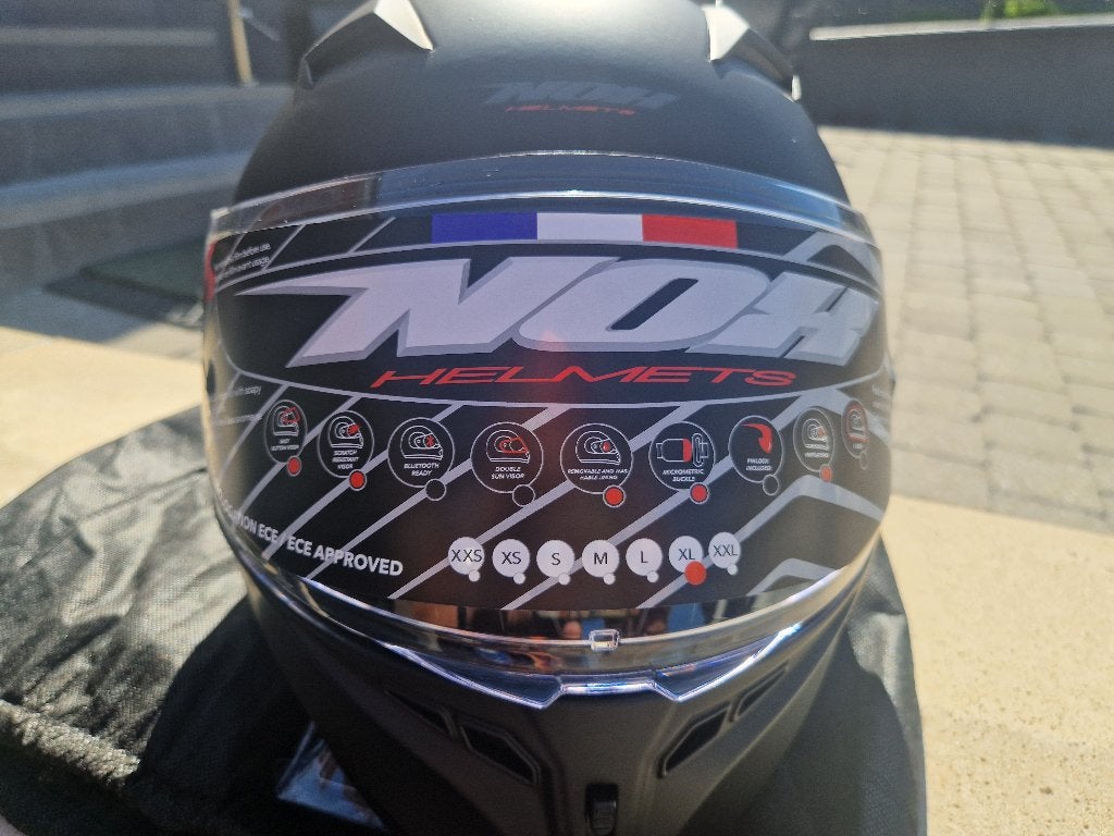 2 x Neuf Casque Moto Helmets Nox taille M ou XL, Motos, Autres marques, M, Casque intégral, Enlèvement