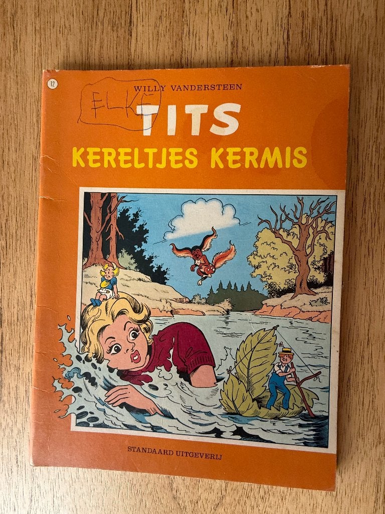 Tits nr. 12 – Kereltjes Kermis – 1981, Gelezen, Willy Vandersteen, Eén stripboek, Ophalen of Verzenden